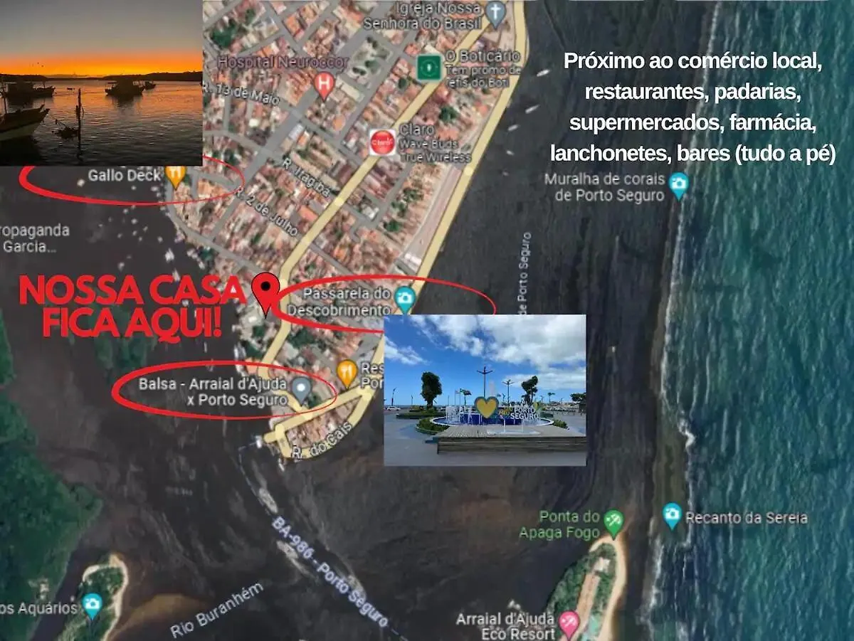 Studio Proximo A Passarela E Balsa Lua 塞古罗港 0*,
